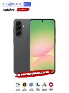 Samsung A56 5G - 12GB RAM - 256GB Storage - PTA Approved - 12 Months Warranty - Graphite - The Original Bro Mobiles - TOB33